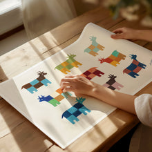 Load image into Gallery viewer, Moo Patchwork Cow Art Print