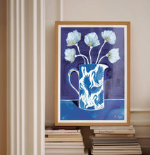 Load image into Gallery viewer, Blue Herons Jug Art Print