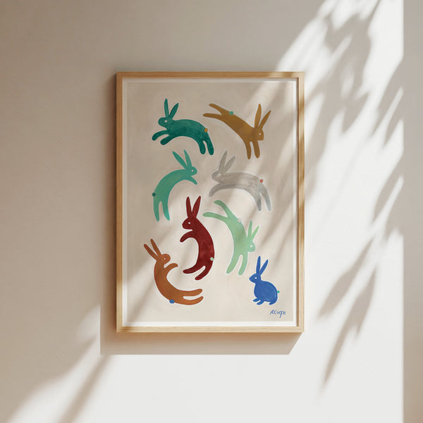 Seconds Sale: A2 Rabbit Print