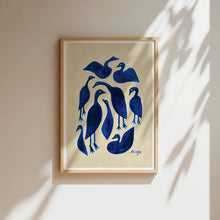 Load image into Gallery viewer, A3 - Blue Ducks Print