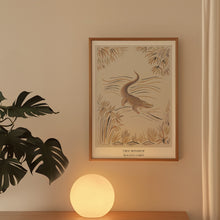 Load image into Gallery viewer, A4 - 'Croc Monsieur' Beige Crocodile Art Print