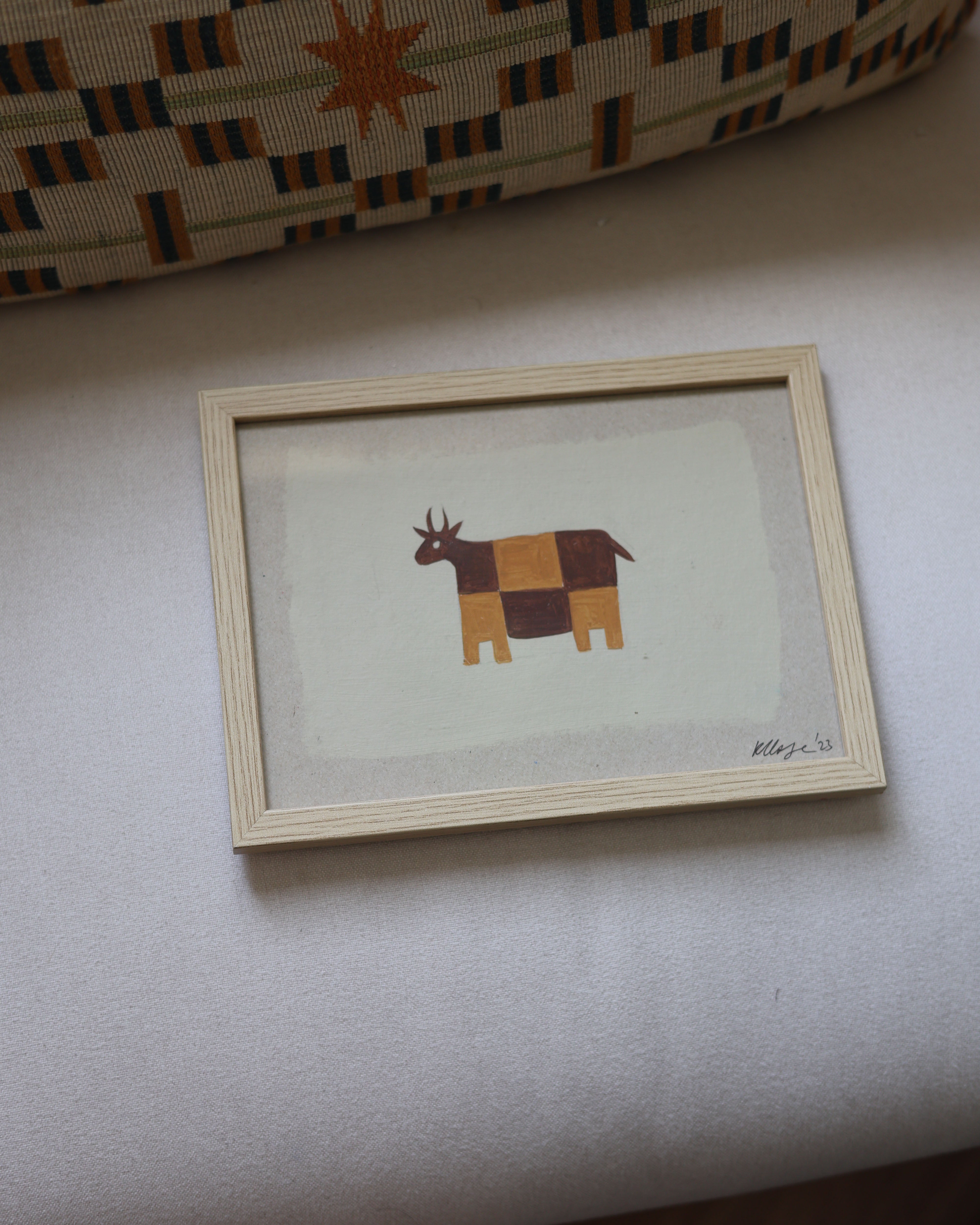 Framed Cow