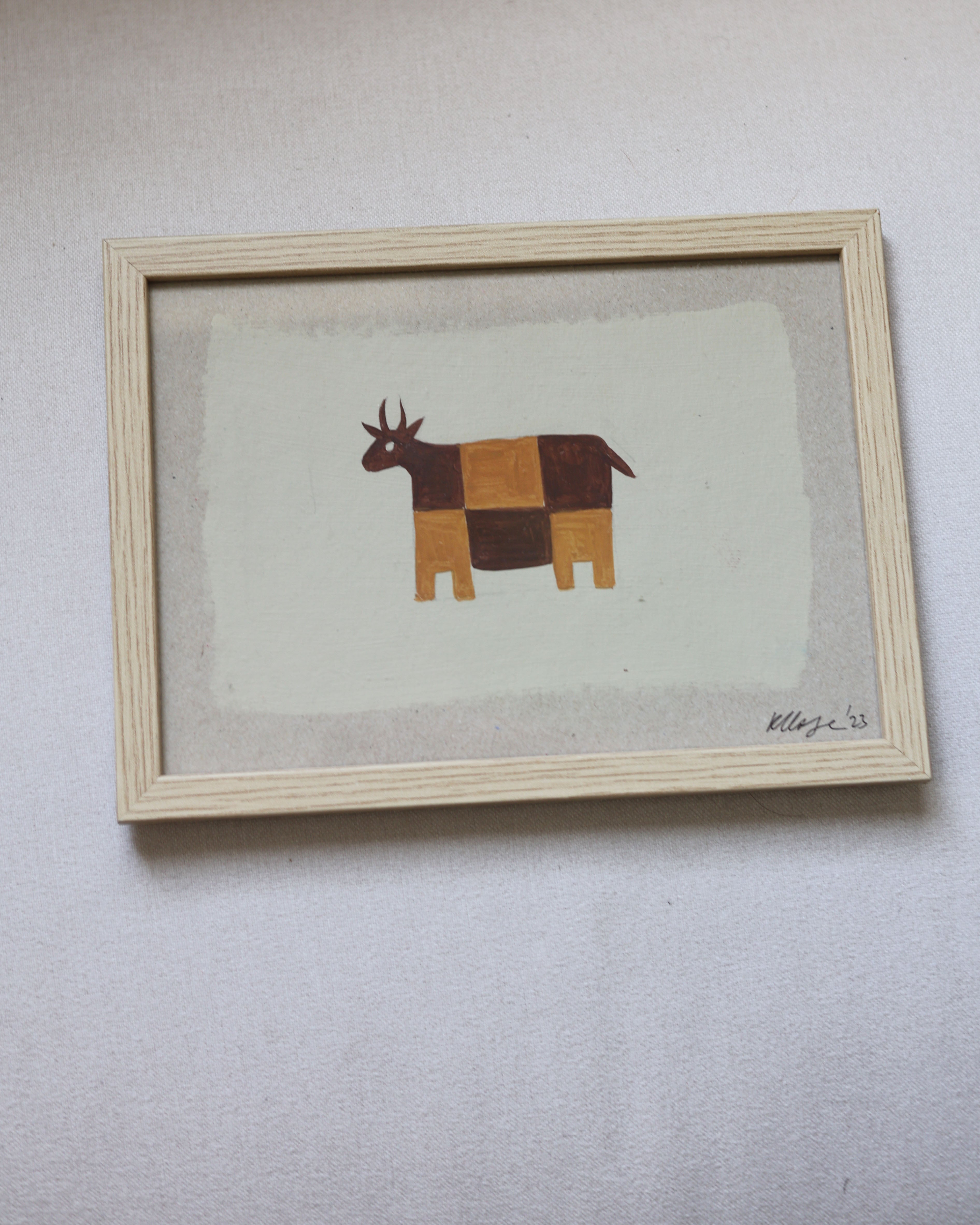 Framed Cow