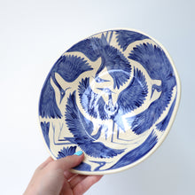 Load image into Gallery viewer, Hand Painted Herons Bowl - Deep Blue