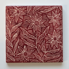 Load image into Gallery viewer, Red & Maroon Tiles
