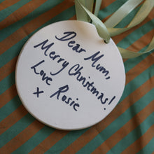 Load image into Gallery viewer, Hand Painted Round Ceramic Ornament