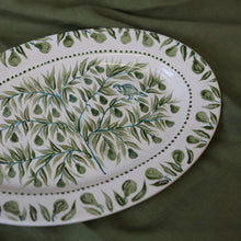 Load image into Gallery viewer, Partridge in a Pear Tree Hand Painted Platter 01