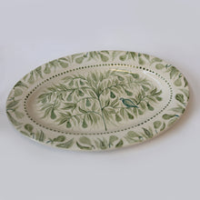Load image into Gallery viewer, Partridge in a Pear Tree Hand Painted Platter 02