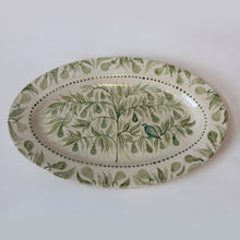 Load image into Gallery viewer, Partridge in a Pear Tree Hand Painted Platter 02
