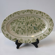 Load image into Gallery viewer, Partridge in a Pear Tree Hand Painted Platter 02