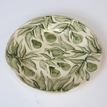Load image into Gallery viewer, Partridge in a Pear Tree Hand Painted Plate - Green