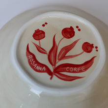 Load image into Gallery viewer, Hand Painted Pomegranates Bowl - Red