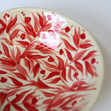 Load image into Gallery viewer, Hand Painted Pomegranates Bowl - Red