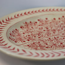 Load image into Gallery viewer, Hand Painted Pomegranate Platter - Red