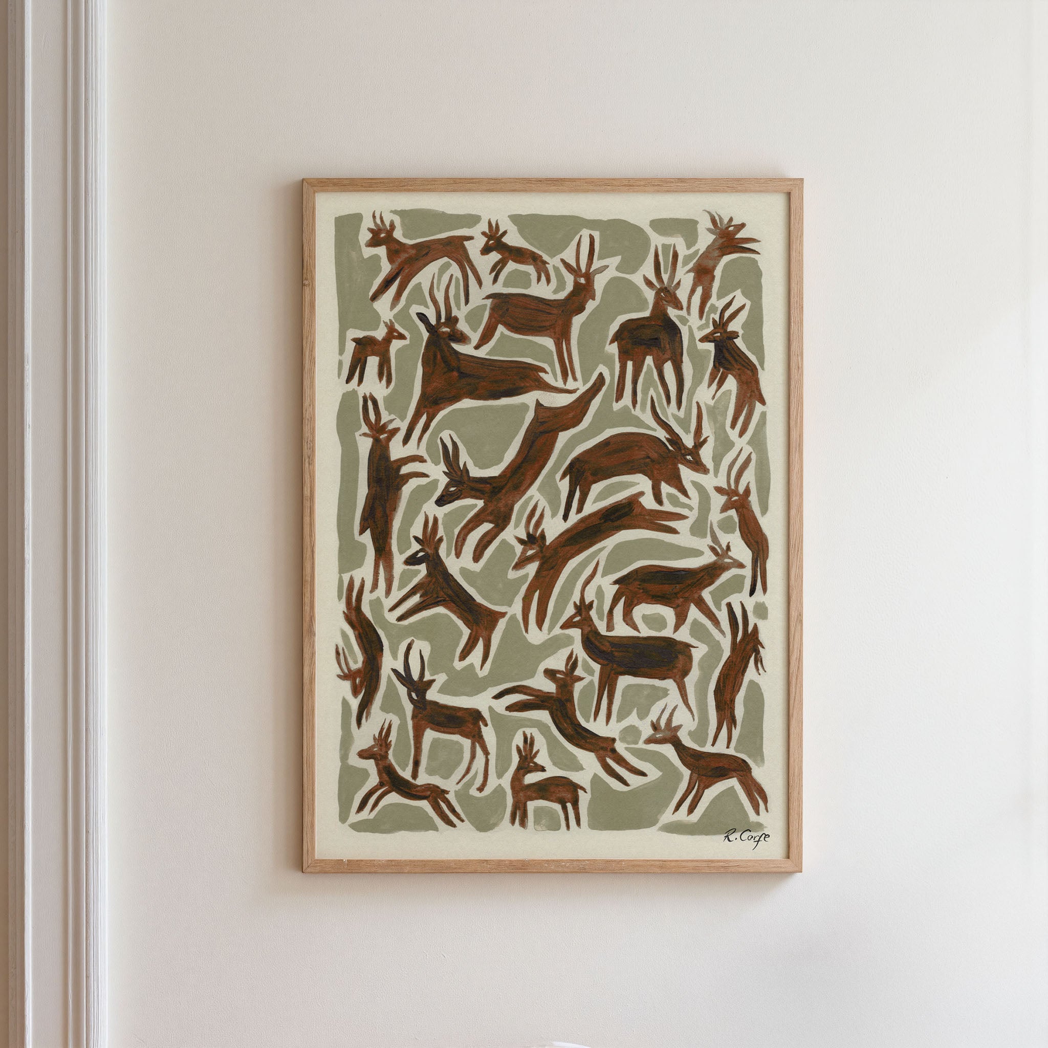 Deer Art Print