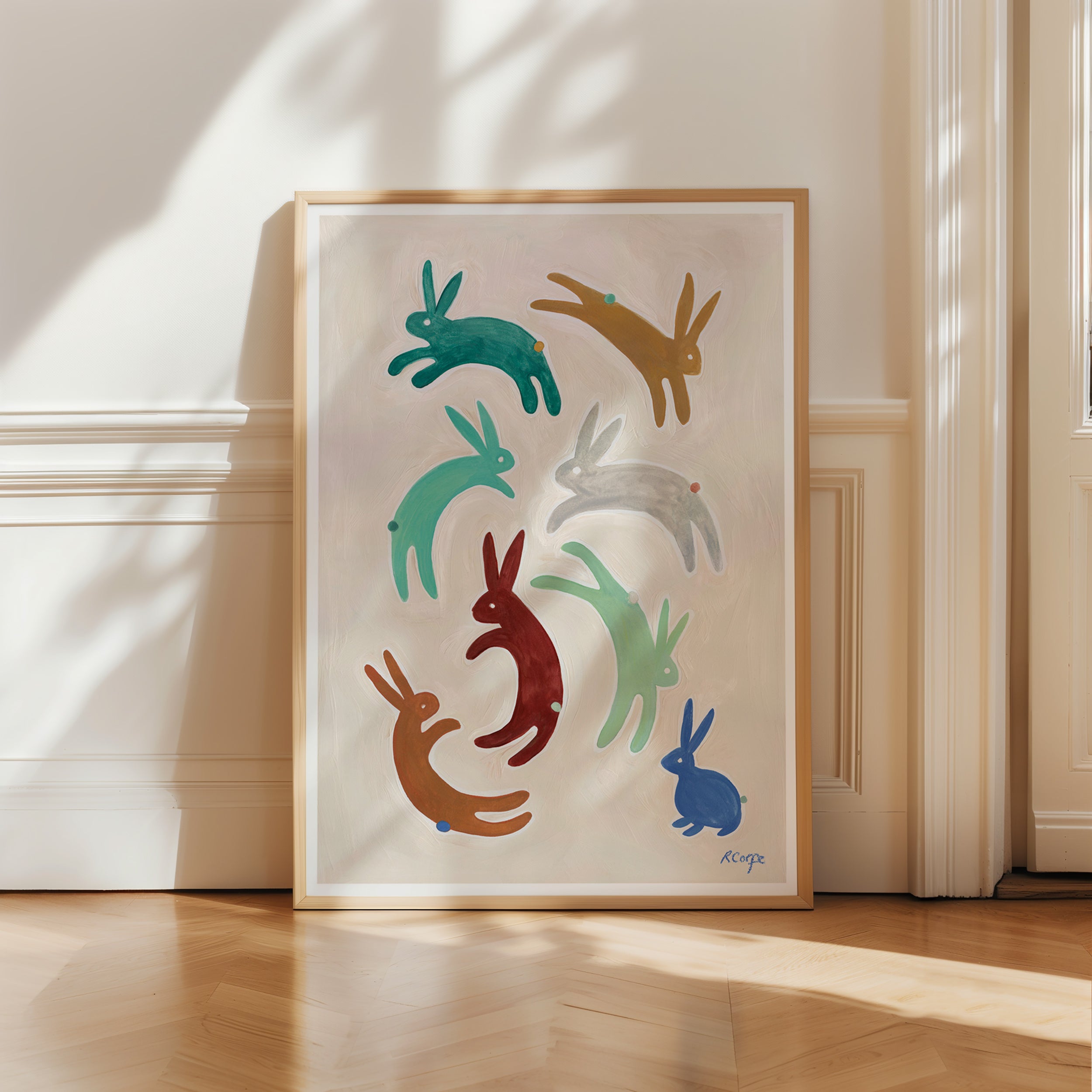 Bunny Rabbits Art Print