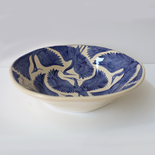 Load image into Gallery viewer, Hand Painted Herons Bowl - Deep Blue