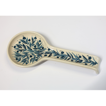 Load image into Gallery viewer, Hand Painted Pomegranate Spoon Rest - Teal
