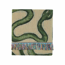 Load image into Gallery viewer, Snakes - Recycled Cotton Woven Throw