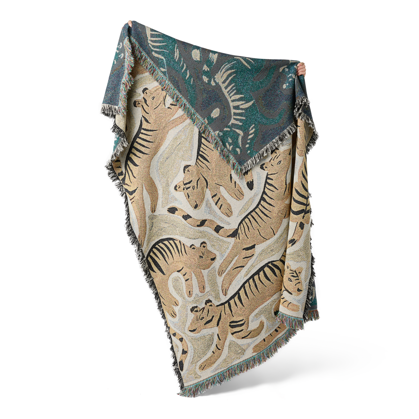 Tigers - Recycled Cotton Woven Throw