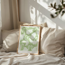 Load image into Gallery viewer, Swans Green Art Print