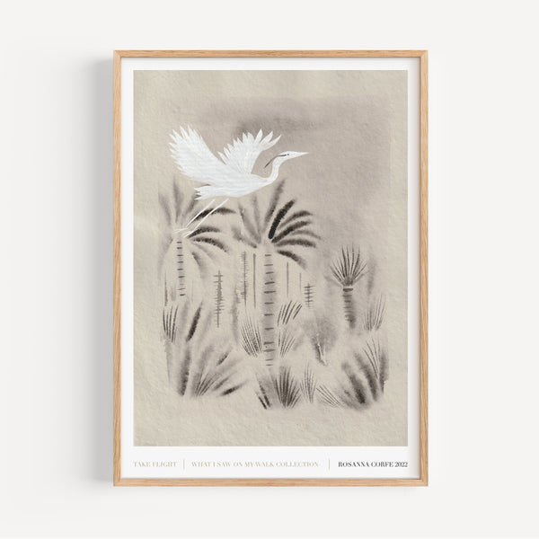 A3 - 'Take Flight' Bird Print