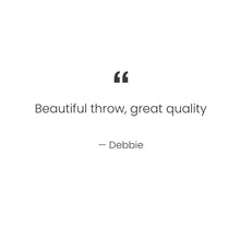 Load image into Gallery viewer, Croc Monsieur - Recycled Cotton Woven Throw