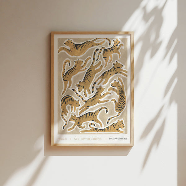 A3 - 'Tigers 01' Print