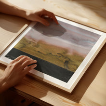 Load image into Gallery viewer, Turbulent Night - 30cm Square Print