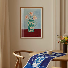 Load image into Gallery viewer, Teal Herons Jug Art Print