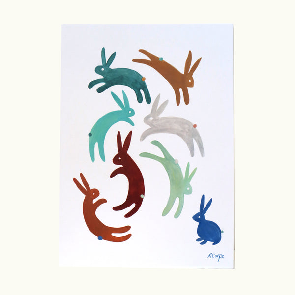 Sample Sale: A3 Rabbit Print 1