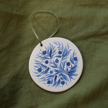 Load image into Gallery viewer, Hand Painted Round Ceramic Ornament