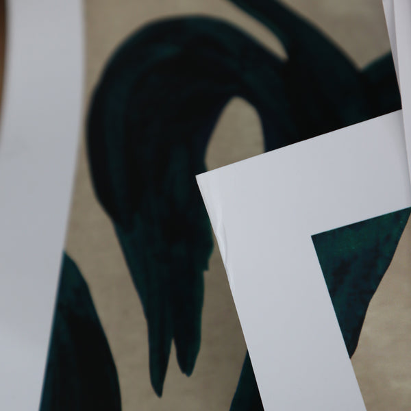 Seconds Sale: A1 Herons Print - Corner / Edge Wear