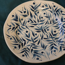 Load image into Gallery viewer, Hand Painted Pomegranate Plate - Teal