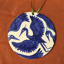 Load image into Gallery viewer, Hand Painted Round Ceramic Ornament