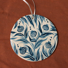 Load image into Gallery viewer, Hand Painted Round Ceramic Ornament