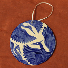 Load image into Gallery viewer, Hand Painted Round Ceramic Ornament