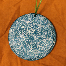 Load image into Gallery viewer, Hand Painted Round Ceramic Ornament