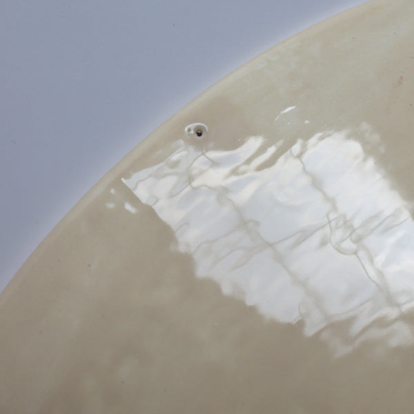 Seconds Sale: Hand Painted Pomegranate Serving Bowl - Deep Blue