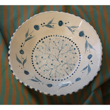 Load image into Gallery viewer, Hand Painted Pomegranate Bowl - Teal
