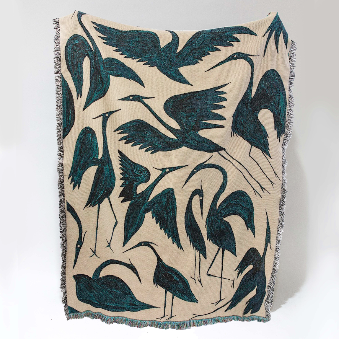 Herons Original - Recycled Cotton Woven Throw