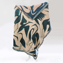 Load image into Gallery viewer, Herons Original - Recycled Cotton Woven Throw