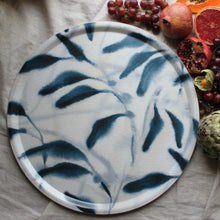 Load image into Gallery viewer, Blue Amongst Round Tray (Large)