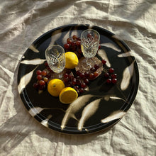 Load image into Gallery viewer, Black Amongst Round Tray (Large)