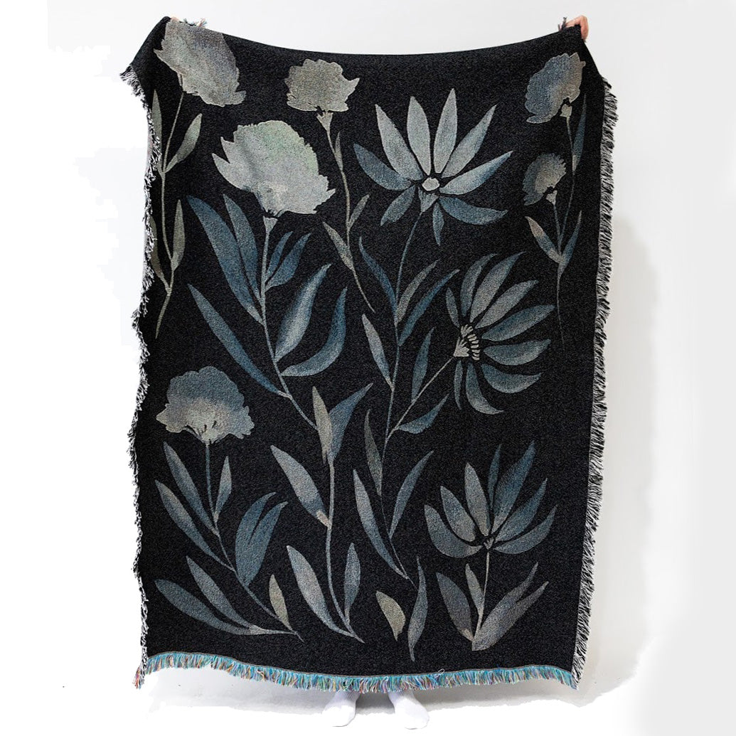 Bloom Recycled Cotton Woven Throw