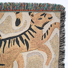 Load image into Gallery viewer, Tigers 01 Recycled Cotton Woven Throw