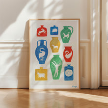 Load image into Gallery viewer, A3 - Colourful &#39;Nostalgia Vessels&#39; Print
