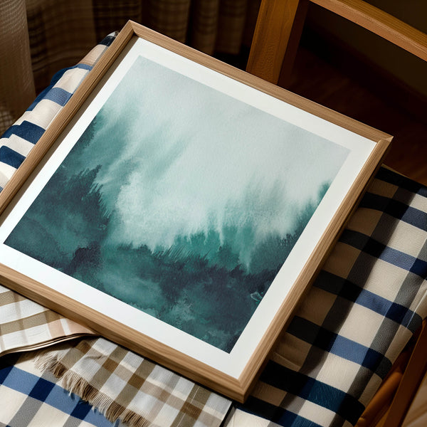 Seconds Sale: 'Beneath' Abstract Landscape Print