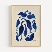 Load image into Gallery viewer, A3 - Blue Ducks Print
