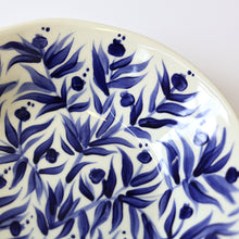 Load image into Gallery viewer, Hand Painted Pomegranates Bowl - Deep Blue

